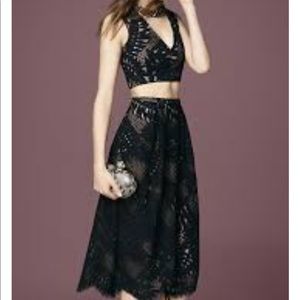 Bcbgmaxazria Tyrah two pice lace dress